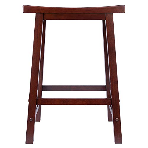 Winsome Satori Stool, 24", Walnut, 94084 - Image 4