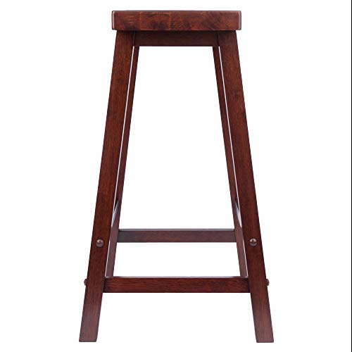 Winsome Satori Stool, 24", Walnut, 94084 - Image 5