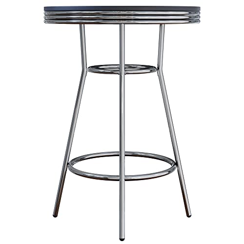 Winsome Summit Dining Furniture, Black/Metal - Image 3