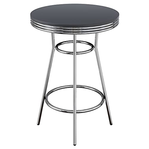 Winsome Summit Dining Furniture, Black/Metal - Image 4
