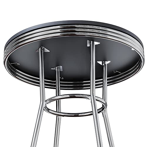 Winsome Summit Dining Furniture, Black/Metal - Image 5