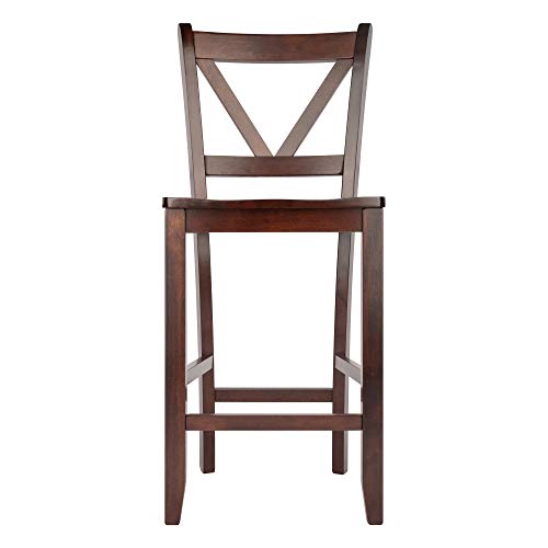 Winsome Victor 2-Piece V-Back Counter Stools - Image 4