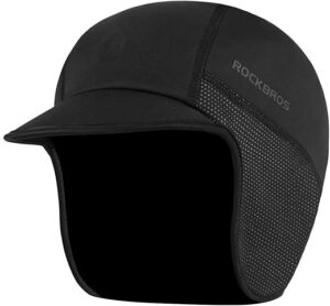ROCKBROS Winter Windproof Cycling Hat With Visor