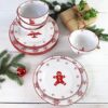 Euro Ceramica Winterfest 12 Piece Dinnerware Set