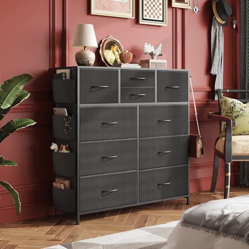 WLIVE Dresser With 10 Drawers And Hooks - Image 2