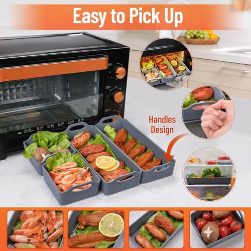 WMM Nonstick Bakeware Set Silicone Tray Dividers - Image 4