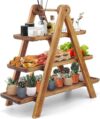 Manspdier Wood 3 Tier Serving Tray Stand