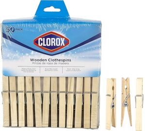 Clorox Wood Clothespins Value Pack - 50 Clips