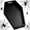 Chunful Wood Coffin Tray Halloween Charcuterie Board