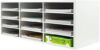PAG Wood Countertop Literature Organizer, 12 Compartments