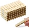 JABINCO Wooden Clothespins Pack Of 50