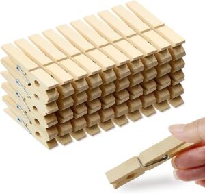 JABINCO Wooden Clothespins Pack Of 50