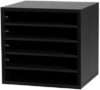 Generic Wooden Office Mailbox Organizer 5 Compartments