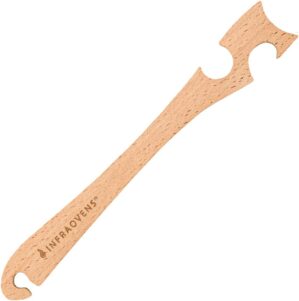 INFRAOVENS Wooden Oven Rack Puller Stick, Push Pull Tool
