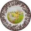 Spode Woodland Salad Plate, Yellow Labrador, 8”