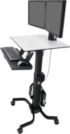 Ergotron WorkFit-C Dual Monitor Mobile Desk