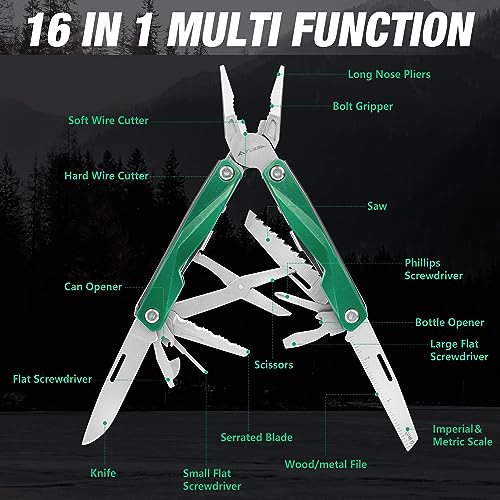 WORKPRO 2-in-1 Folding Utility Knife Multitool - Image 4