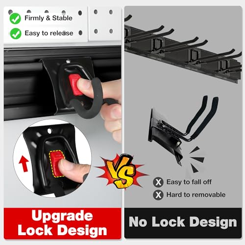 WORKPRO Garage Storage Tool Organizer Wall Mount - Image 4