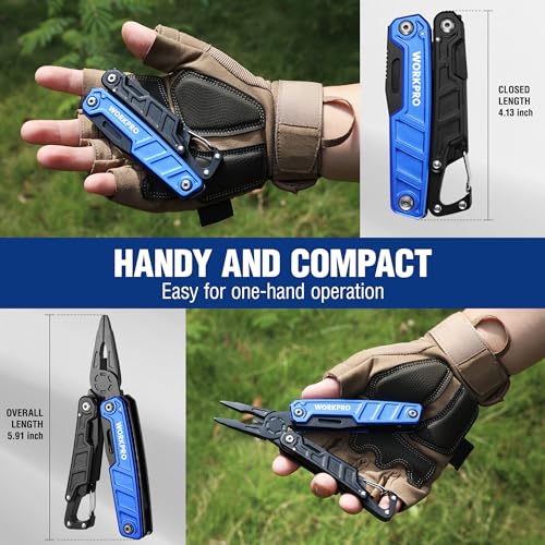 WORKPRO Multitool 11-In-1 Camping Tools Hammer - Image 5