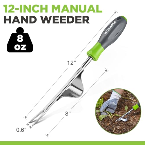 WORKPRO Weed Puller Tool With Metal Leverage Base - Image 2