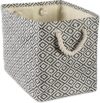 DII Woven Paper Storage Bin, Medium Rectangle