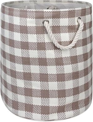 DII Woven Paper Storage Bin, Medium Round