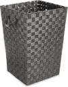 Whitmor Woven Strap Laundry Hamper Espresso