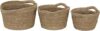 Household Essentials Woven Wicker Basket Set, Brown