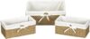 Household Essentials Woven Wicker Storage Baskets Set ML-5611