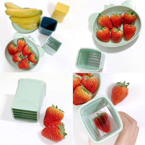 WSmelon Mini Fruit Slicer Cup, Stainless Steel - Image 2