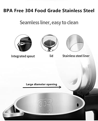 WTJMOV Electric Kettle 0.8L Stainless Steel 800W - Image 3