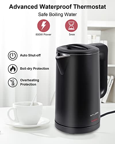 WTJMOV Electric Kettle 0.8L Stainless Steel 800W - Image 4