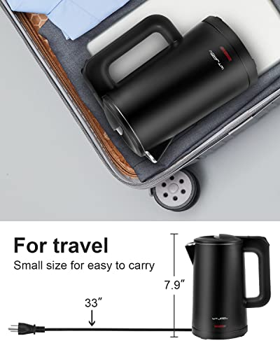 WTJMOV Electric Kettle 0.8L Stainless Steel 800W - Image 5