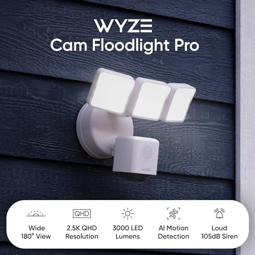 WYZE Floodlight Camera Pro, 3000-Lumen LEDs - Image 2
