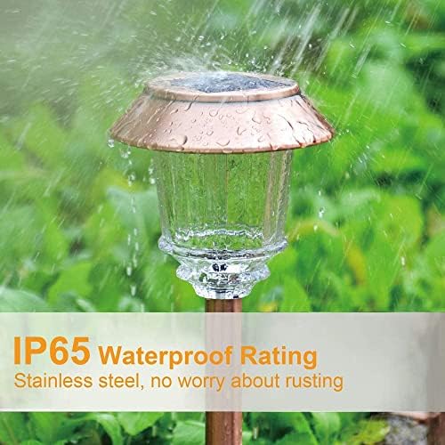 XMCOSY+ Solar Pathway Lights - 6 Pack - Image 3