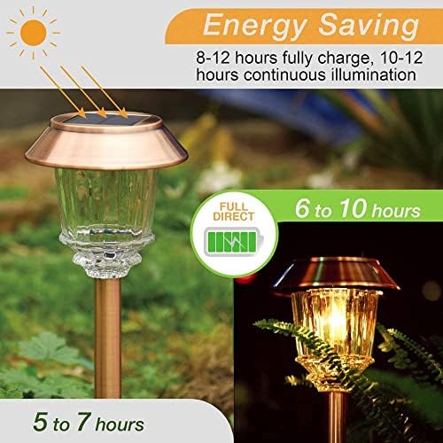 XMCOSY+ Solar Pathway Lights - 6 Pack - Image 4
