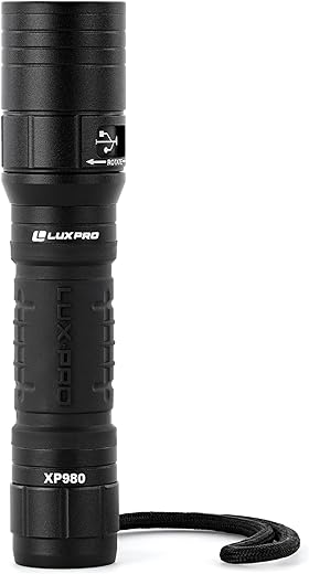 LUXPRO XP980 Pro Series Rechargeable LED Flashlight