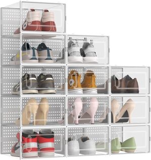 Fkprorjv XX Large Shoe Storage Box Organizer