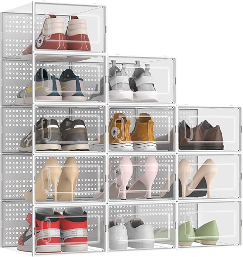 Fkprorjv XX Large Shoe Storage Box Organizer