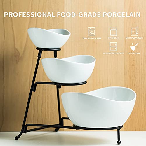 YHOSSEUN 3 Tier Serving Stand With Bowls - Image 3