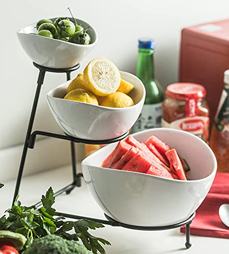 YHOSSEUN 3 Tier Serving Stand With Bowls - Image 4