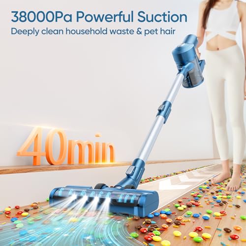 YIKELAI Cordless Vacuum Cleaner, 38Kpa Suction - Image 2