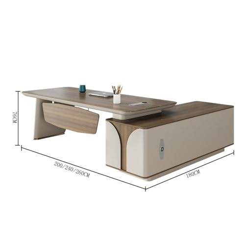 yinxx240708 Modern Simple Large Office Desk (240 * 180 * 76cm) - Image 3