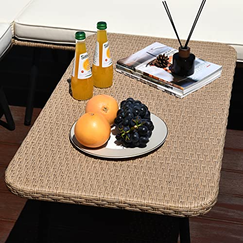 YITAHOME 4-Piece Patio Furniture Set, Outdoor Sectional Sofa - Image 3