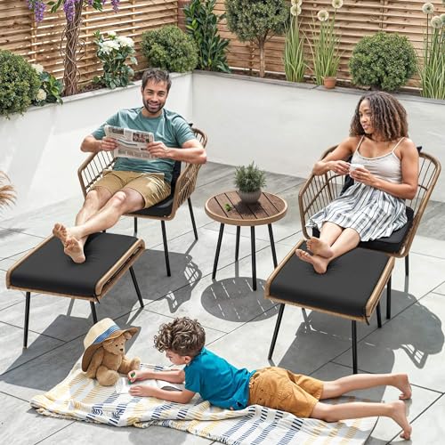 YITAHOME 5-Piece Outdoor Wicker Furniture Set - Image 5