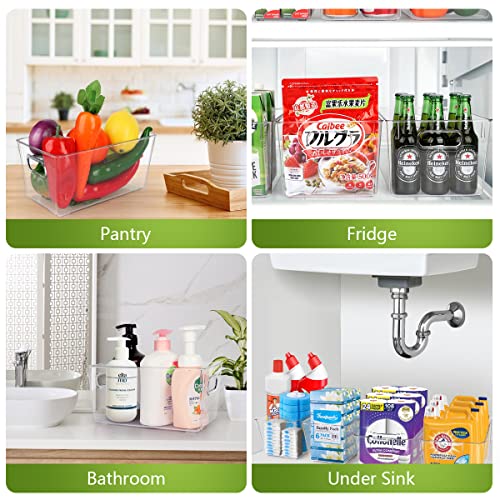 YKIOKE Clear Refrigerator Pantry Organizer Bins Set - Image 4