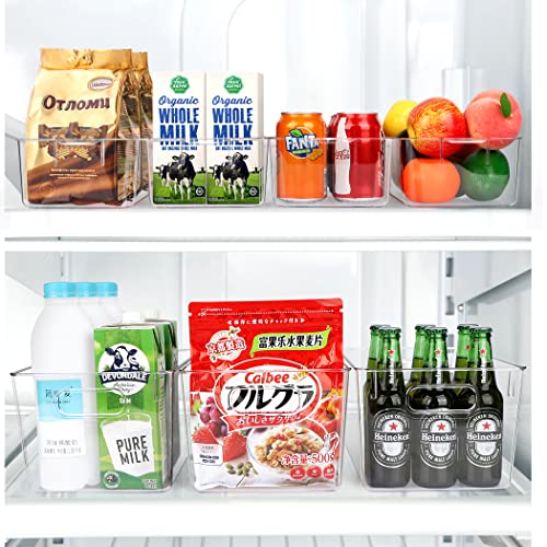 YKIOKE Clear Refrigerator Pantry Organizer Bins Set - Image 2