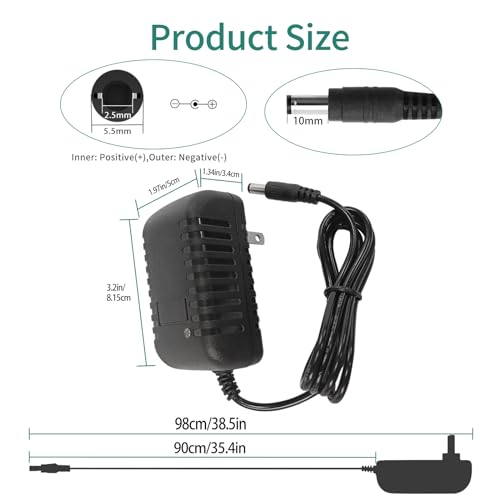 YOOFONE AC Adapter 9V 2A Power Supply - Image 3