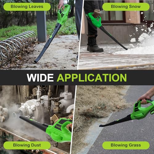 Yougfin Cordless Leaf Blower With Battery & Charger - Image 5