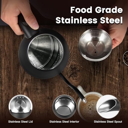 Yuioase Electric Gooseneck Stainless Steel Kettle - Image 3